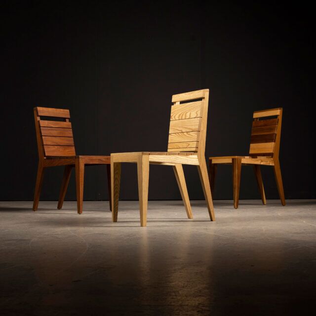 DC1 Solid Wood Dining Chair with A Sleek Design by SENTIENT