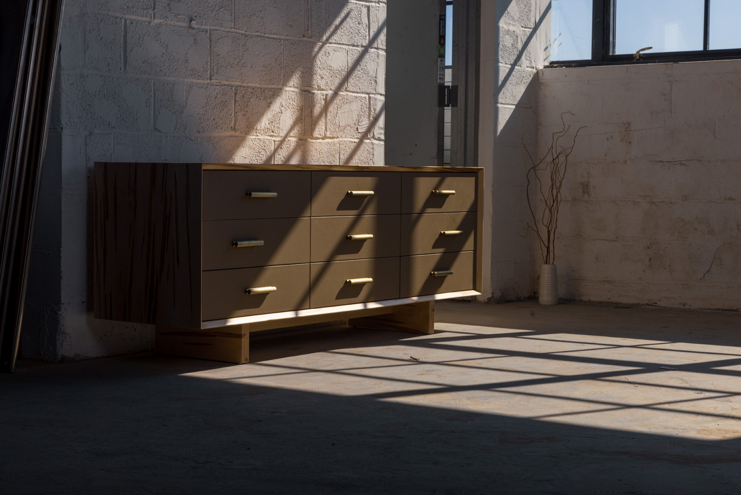 Murlough Leather Wrapped Dresser | Brooklyn, NYC | SENTIENT Murlough Leather Wrapped Dresser | Brooklyn, NYC | SENTIENT